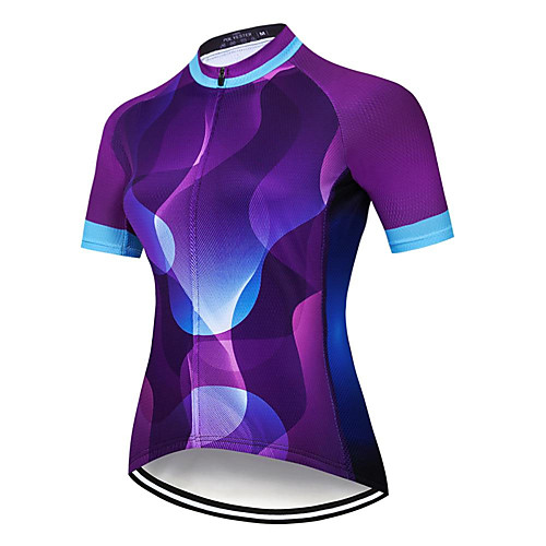 21Grams Women's Short Sleeve Cycling Jersey Summer Spandex Polyester Purple Bike Jersey Top Mountain Bike MTB Road Bike Cycling Quick Dry Moisture Wicking Breathable Sports Clothing Apparel
21Grams Women's Short Sleeve Cycling Jersey Summer Spandex Polyester Purple Bike Jersey Top Mountain Bike MTB Road Bike Cycling Quick Dry Moisture Wicking Breathable Sports Clothing Apparel