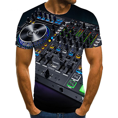 Men's Unisex Tee T shirt 3D Print Graphic Prints Musical Instrument Plus Size Print Short Sleeve Casual Tops Basic Fashion Designer Big and Tall Gray
Men's Unisex Tee T shirt 3D Print Graphic Prints Musical Instrument Plus Size Print Short Sleeve Casual Tops Basic Fashion Designer Big and Tall Gray