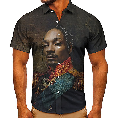Men's Shirt 3D Print Graphic Prints Human Button-Down Short Sleeve Street Tops Casual Fashion Classic Breathable Black
Men's Shirt 3D Print Graphic Prints Human Button-Down Short Sleeve Street Tops Casual Fashion Classic Breathable Black