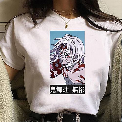 Inspired by Demon Slayer Cosplay Anime Cartoon Polyester / Cotton Blend Print Harajuku Graphic Kawaii T-shirt For Women's / Men's
Inspired by Demon Slayer Cosplay Anime Cartoon Polyester / Cotton Blend Print Harajuku Graphic Kawaii T-shirt For Women's / Men's