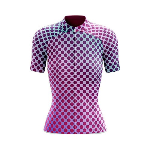 21Grams Women's Short Sleeve Cycling Jersey Summer Spandex Polyester Purple Dark Purple Blue Gradient 3D Bike Jersey Top Mountain Bike MTB Road Bike Cycling Breathable Back Pocket Sports Clothing
21Grams Women's Short Sleeve Cycling Jersey Summer Spandex Polyester Purple Dark Purple Blue Gradient 3D Bike Jersey Top Mountain Bike MTB Road Bike Cycling Breathable Back Pocket Sports Clothing
