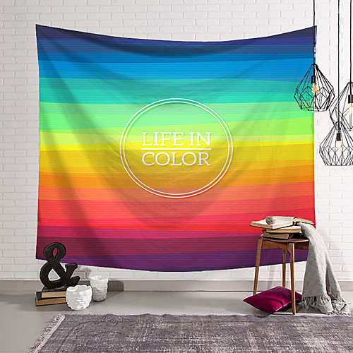Rainbow Wall Tapestry Art Decor Blanket Curtain Hanging Home Bedroom Living Room Decoration Polyester
Rainbow Wall Tapestry Art Decor Blanket Curtain Hanging Home Bedroom Living Room Decoration Polyester