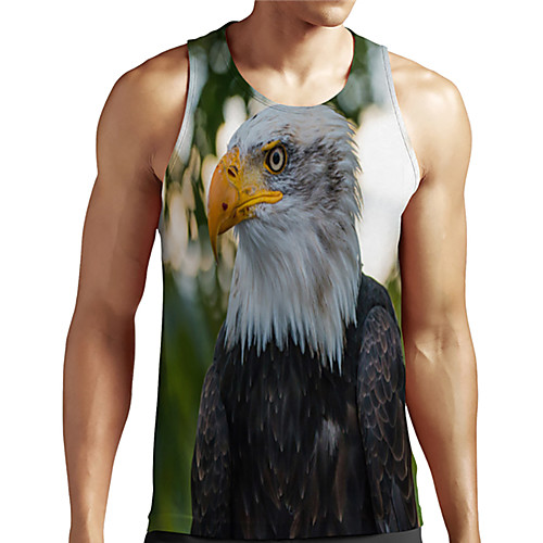 Men's Unisex Tank Top Undershirt 3D Print Graphic Prints Eagle Animal Plus Size Print Sleeveless Casual Tops Basic Designer Big and Tall Green
Men's Unisex Tank Top Undershirt 3D Print Graphic Prints Eagle Animal Plus Size Print Sleeveless Casual Tops Basic Designer Big and Tall Green