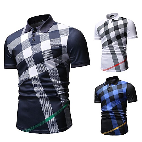 Men's Golf Shirt Tennis Shirt Other Prints Striped Short Sleeve Casual Tops Casual White Black Navy Blue / Summer
Men's Golf Shirt Tennis Shirt Other Prints Striped Short Sleeve Casual Tops Casual White Black Navy Blue / Summer