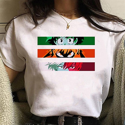 Inspired by My Hero Academia / Boku No Hero Cosplay Anime Cartoon Polyester / Cotton Blend Print Harajuku Graphic Kawaii T-shirt For Women's / Men's
Inspired by My Hero Academia / Boku No Hero Cosplay Anime Cartoon Polyester / Cotton Blend Print Harajuku Graphic Kawaii T-shirt For Women's / Men's