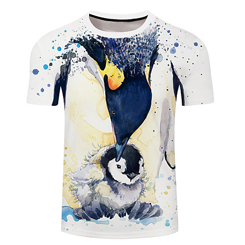 Men's Unisex Tee T shirt 3D Print Graphic Prints Penguin Plus Size 3D Print Short Sleeve Casual Tops Basic Designer Big and Tall Red Yellow
Men's Unisex Tee T shirt 3D Print Graphic Prints Penguin Plus Size 3D Print Short Sleeve Casual Tops Basic Designer Big and Tall Red Yellow