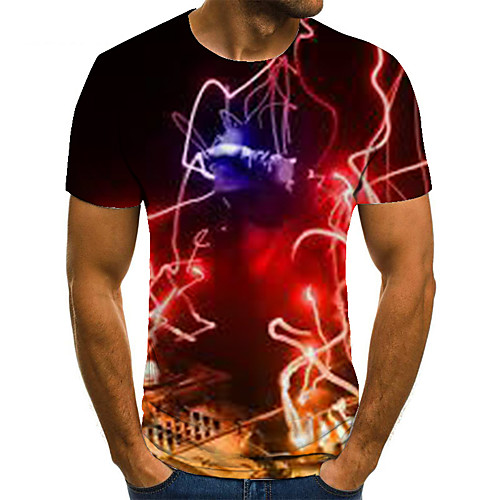 Men's Unisex Tee T shirt 3D Print Graphic Prints Streamer Plus Size Print Short Sleeve Casual Tops Basic Fashion Designer Big and Tall Red
Men's Unisex Tee T shirt 3D Print Graphic Prints Streamer Plus Size Print Short Sleeve Casual Tops Basic Fashion Designer Big and Tall Red
