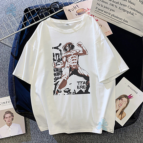 Inspired by Attack on Titan Cosplay Cosplay Costume T-shirt Polyester / Cotton Blend Print T-shirt For Women's / Men's
Inspired by Attack on Titan Cosplay Cosplay Costume T-shirt Polyester / Cotton Blend Print T-shirt For Women's / Men's