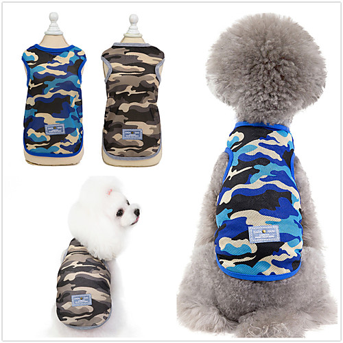 Dog Cat Vest Camo / Camouflage Elegant Adorable Cute Dailywear Casual / Daily Dog Clothes Puppy Clothes Dog Outfits Breathable Blue Green Costume for Girl and Boy Dog Polyster S M L XL XXL
Dog Cat Vest Camo / Camouflage Elegant Adorable Cute Dailywear Casual / Daily Dog Clothes Puppy Clothes Dog Outfits Breathable Blue Green Costume for Girl and Boy Dog Polyster S M L XL XXL