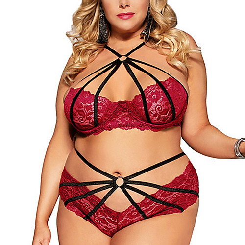 Women's Plus Size Matching Bralettes Lace Solid Colored Purple Red Big Size M XL 3XL 5XL
Women's Plus Size Matching Bralettes Lace Solid Colored Purple Red Big Size M XL 3XL 5XL