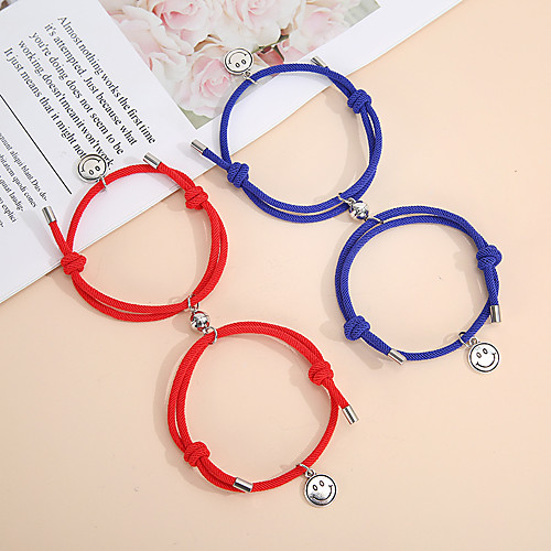 mutual attraction magnetic couple braclet 2 pcs braided rope matching relationship bracelet for couples lover boyfriend girlfriend him her(wine red and dark blue)
mutual attraction magnetic couple braclet 2 pcs braided rope matching relationship bracelet for couples lover boyfriend girlfriend him her(wine red and dark blue)