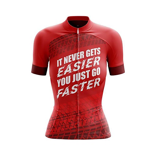 21Grams Women's Short Sleeve Cycling Jersey Summer Spandex Polyester Red Bike Jersey Top Mountain Bike MTB Road Bike Cycling Breathable Reflective Strips Back Pocket Sports Clothing Apparel
21Grams Women's Short Sleeve Cycling Jersey Summer Spandex Polyester Red Bike Jersey Top Mountain Bike MTB Road Bike Cycling Breathable Reflective Strips Back Pocket Sports Clothing Apparel