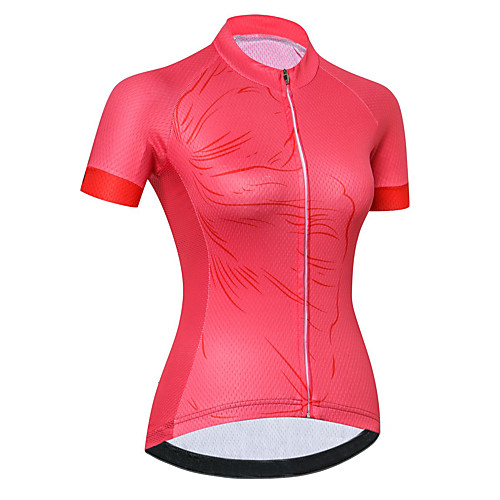 21Grams Women's Short Sleeve Cycling Jersey Summer Spandex Polyester Red Bike Jersey Top Mountain Bike MTB Road Bike Cycling Quick Dry Moisture Wicking Breathable Sports Clothing Apparel / Stretchy
21Grams Women's Short Sleeve Cycling Jersey Summer Spandex Polyester Red Bike Jersey Top Mountain Bike MTB Road Bike Cycling Quick Dry Moisture Wicking Breathable Sports Clothing Apparel / Stretchy