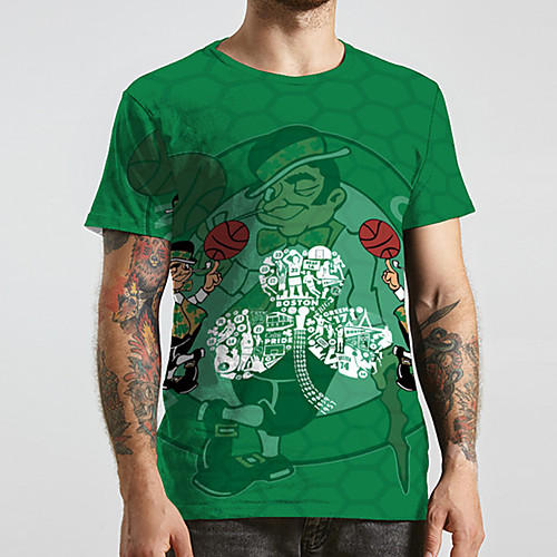 Men's Unisex Tee T shirt 3D Print Anime Graphic Prints Plus Size Print Short Sleeve Casual Tops Basic Designer Big and Tall Green
Men's Unisex Tee T shirt 3D Print Anime Graphic Prints Plus Size Print Short Sleeve Casual Tops Basic Designer Big and Tall Green