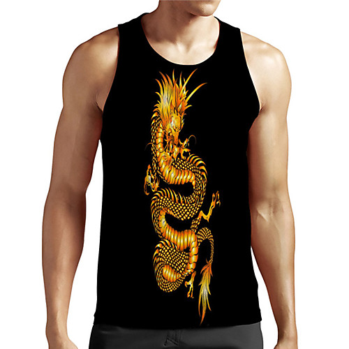 Men's Unisex Tank Top Undershirt 3D Print Dragon Graphic Prints Plus Size Print Sleeveless Casual Tops Basic Designer Big and Tall Black
Men's Unisex Tank Top Undershirt 3D Print Dragon Graphic Prints Plus Size Print Sleeveless Casual Tops Basic Designer Big and Tall Black