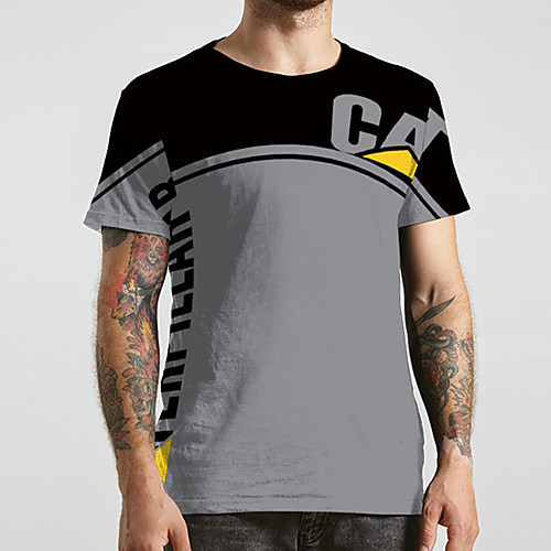 Men's Unisex Tee T shirt 3D Print Graphic Prints Letter Plus Size Print Short Sleeve Casual Tops Basic Designer Big and Tall Gray
Men's Unisex Tee T shirt 3D Print Graphic Prints Letter Plus Size Print Short Sleeve Casual Tops Basic Designer Big and Tall Gray