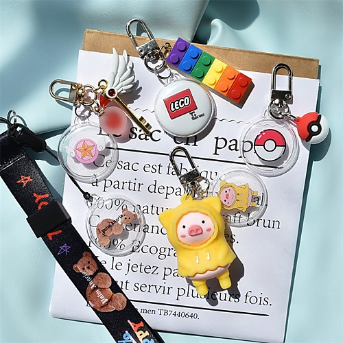 Cartoon Pattern Protective Sleeve For Apple AirTags Portable Bluetooth Tracker Cover Anti-Scratch Lightweight Protective Skin Cover for AirTages Key Finder Keychain Accessory
Cartoon Pattern Protective Sleeve For Apple AirTags Portable Bluetooth Tracker Cover Anti-Scratch Lightweight Protective Skin Cover for AirTages Key Finder Keychain Accessory