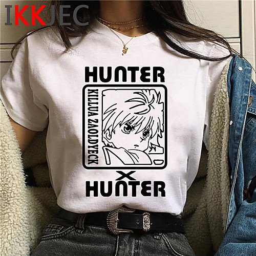 Inspired by Hunter X Hunter Killua Zoldyck Cosplay Costume T-shirt Polyester / Cotton Blend Print Harajuku Graphic Kawaii T-shirt For Women's / Men's
Inspired by Hunter X Hunter Killua Zoldyck Cosplay Costume T-shirt Polyester / Cotton Blend Print Harajuku Graphic Kawaii T-shirt For Women's / Men's