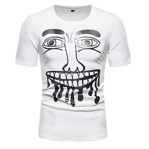 Men's Unisex Tee T shirt Hot Stamping Graphic Prints Human face Plus Size Print Short Sleeve Casual Tops Cotton Basic Designer Cool Big and Tall White
Men's Unisex Tee T shirt Hot Stamping Graphic Prints Human face Plus Size Print Short Sleeve Casual Tops Cotton Basic Designer Cool Big and Tall White