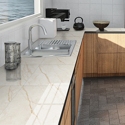 Hard Piece Marble Tile Stickers Sophie Featured Granite Wallpaper Self-adhesive Wall Stickers Removable Waterproof Stickers Home Kitchen Bathroom Beige Marble Wallpaper
Hard Piece Marble Tile Stickers Sophie Featured Granite Wallpaper Self-adhesive Wall Stickers Removable Waterproof Stickers Home Kitchen Bathroom Beige Marble Wallpaper