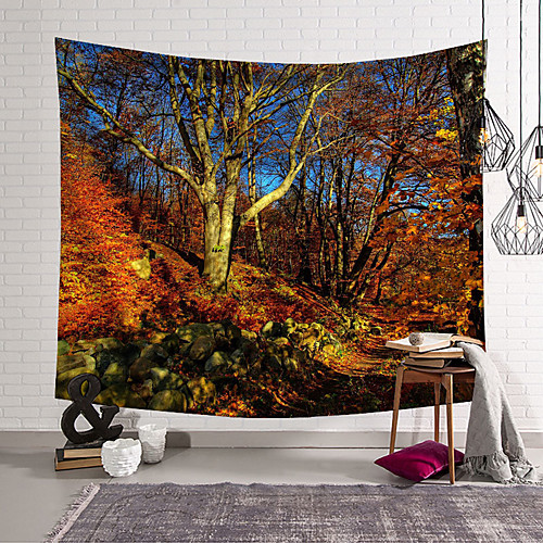 Landscape Forest Leaves Wall Tapestry Art Decor Blanket Curtain Hanging Home Bedroom Living Room Decoration Polyester
Landscape Forest Leaves Wall Tapestry Art Decor Blanket Curtain Hanging Home Bedroom Living Room Decoration Polyester