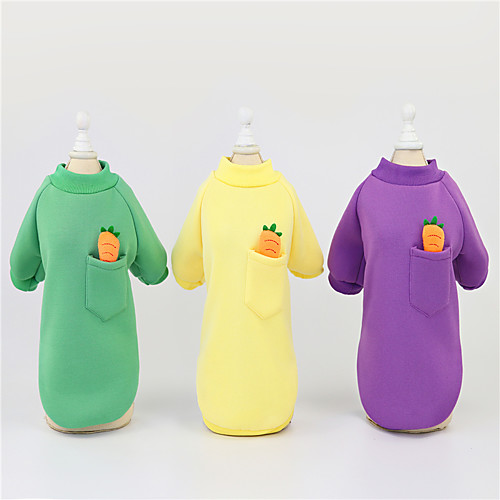 Dog Cat Sweatshirt Solid Colored Cute Sweet Dailywear Casual / Daily Winter Dog Clothes Puppy Clothes Dog Outfits Warm Purple Yellow Green Costume for Girl and Boy Dog Polyester Cotton S M L XL XXL
Dog Cat Sweatshirt Solid Colored Cute Sweet Dailywear Casual / Daily Winter Dog Clothes Puppy Clothes Dog Outfits Warm Purple Yellow Green Costume for Girl and Boy Dog Polyester Cotton S M L XL XXL