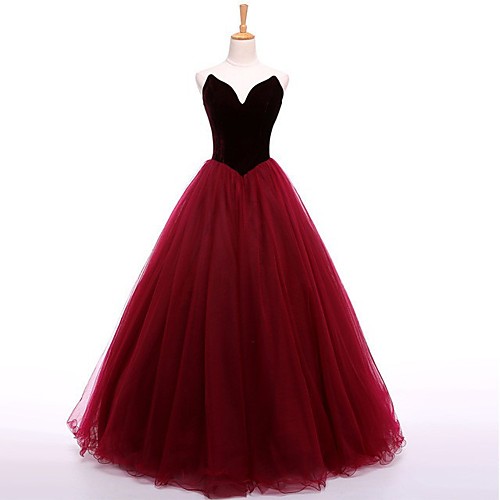 A-Line Color Block Vintage Engagement Formal Evening Dress V Neck Sleeveless Floor Length Tulle with Sleek 2021
A-Line Color Block Vintage Engagement Formal Evening Dress V Neck Sleeveless Floor Length Tulle with Sleek 2021