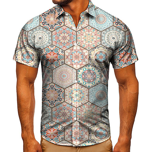 Men's Shirt 3D Print Floral Graphic Prints Button-Down Short Sleeve Street Tops Casual Fashion Classic Breathable Red
Men's Shirt 3D Print Floral Graphic Prints Button-Down Short Sleeve Street Tops Casual Fashion Classic Breathable Red