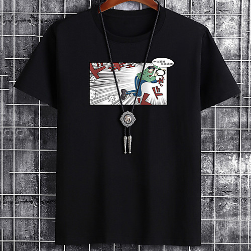 Men's Unisex Tee T shirt Hot Stamping Anime Graphic Prints Plus Size Print Short Sleeve Casual Tops Cotton Basic Fashion Designer Big and Tall White Black Khaki
Men's Unisex Tee T shirt Hot Stamping Anime Graphic Prints Plus Size Print Short Sleeve Casual Tops Cotton Basic Fashion Designer Big and Tall White Black Khaki