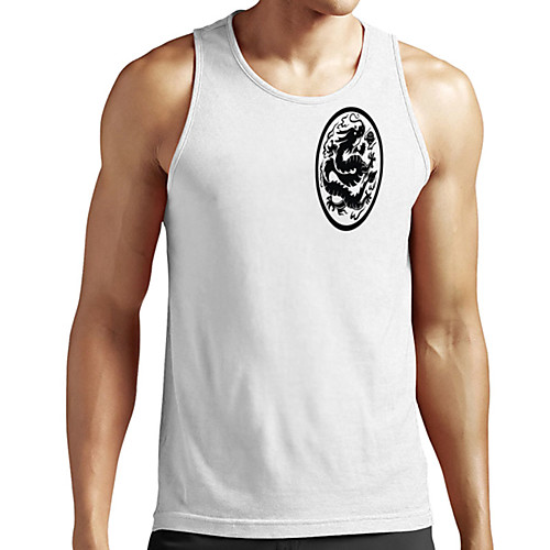 Men's Unisex Tank Top Undershirt Shirt 3D Print Dragon Graphic Prints Plus Size Print Sleeveless Casual Tops Basic Designer Big and Tall Round Neck White / Summer
Men's Unisex Tank Top Undershirt Shirt 3D Print Dragon Graphic Prints Plus Size Print Sleeveless Casual Tops Basic Designer Big and Tall Round Neck White / Summer