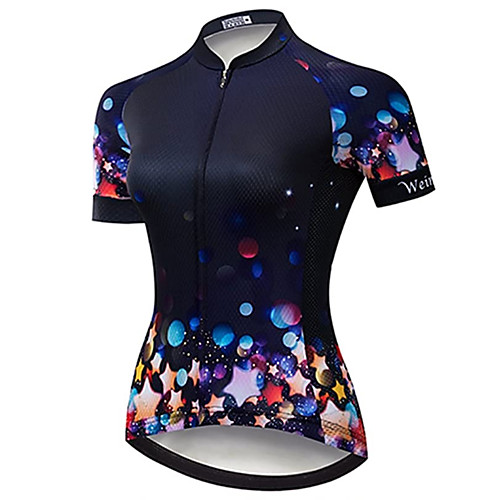 21Grams Women's Short Sleeve Cycling Jersey Summer Spandex Polyester Blue Galaxy Bike Jersey Top Mountain Bike MTB Road Bike Cycling Quick Dry Moisture Wicking Breathable Sports Clothing Apparel
21Grams Women's Short Sleeve Cycling Jersey Summer Spandex Polyester Blue Galaxy Bike Jersey Top Mountain Bike MTB Road Bike Cycling Quick Dry Moisture Wicking Breathable Sports Clothing Apparel
