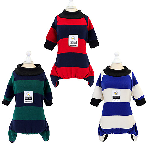 Dog Cat Dog clothes Stripes Solid Colored Stripes Dailywear Casual / Daily Winter Dog Clothes Puppy Clothes Dog Outfits Warm Red Blue Green Costume for Girl and Boy Dog Padded Fabric S M L XL XXL
Dog Cat Dog clothes Stripes Solid Colored Stripes Dailywear Casual / Daily Winter Dog Clothes Puppy Clothes Dog Outfits Warm Red Blue Green Costume for Girl and Boy Dog Padded Fabric S M L XL XXL