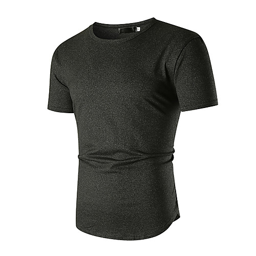 Men's T shirt Solid Colored Short Sleeve Casual Tops Simple Fashion Black Blue Dark Gray
Men's T shirt Solid Colored Short Sleeve Casual Tops Simple Fashion Black Blue Dark Gray
