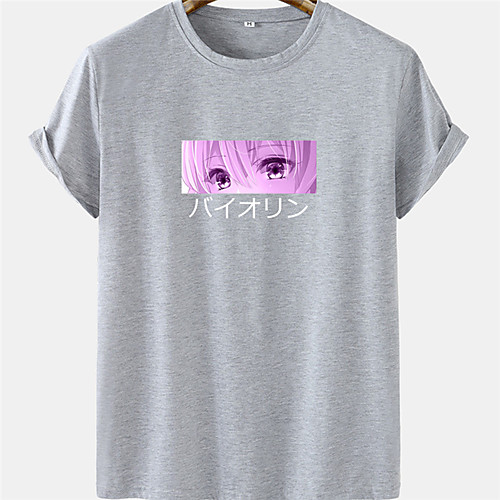 Men's Unisex Tee T shirt Hot Stamping Text Graphic Prints Eye Plus Size Short Sleeve Casual Tops 100% Cotton Basic Designer Big and Tall Black Khaki Gray
Men's Unisex Tee T shirt Hot Stamping Text Graphic Prints Eye Plus Size Short Sleeve Casual Tops 100% Cotton Basic Designer Big and Tall Black Khaki Gray