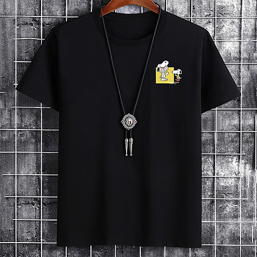 Men's Unisex Tee T shirt Hot Stamping Cartoon Graphic Prints Plus Size Print Short Sleeve Casual Tops Cotton Basic Fashion Designer Big and Tall White Black Khaki
Men's Unisex Tee T shirt Hot Stamping Cartoon Graphic Prints Plus Size Print Short Sleeve Casual Tops Cotton Basic Fashion Designer Big and Tall White Black Khaki