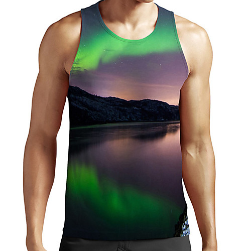 Men's Unisex Tank Top Undershirt 3D Print Scenery Graphic Prints Plus Size Print Sleeveless Casual Tops Basic Fashion Designer Breathable Green
Men's Unisex Tank Top Undershirt 3D Print Scenery Graphic Prints Plus Size Print Sleeveless Casual Tops Basic Fashion Designer Breathable Green