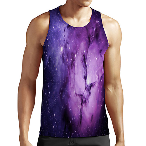 Men's Unisex Tank Top Undershirt 3D Print Galaxy Graphic Prints Plus Size Print Sleeveless Casual Tops Basic Designer Big and Tall Purple
Men's Unisex Tank Top Undershirt 3D Print Galaxy Graphic Prints Plus Size Print Sleeveless Casual Tops Basic Designer Big and Tall Purple