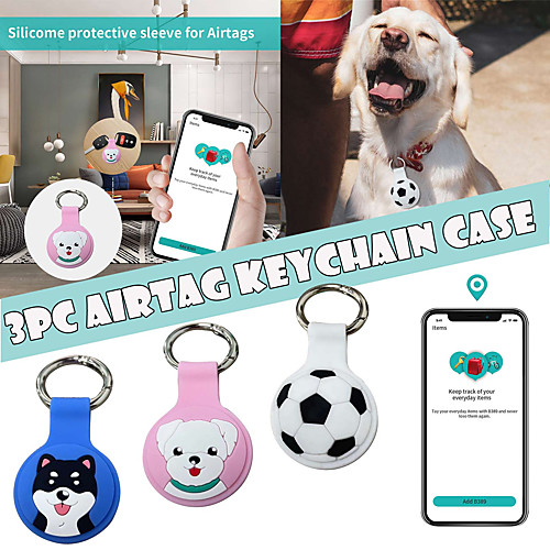 3Pcs Silicone Protective Case For Airtags Key Finder Cover Anti-lost Anti-Scratch Protective Sleeve Lovely Cartoon Pattern Soft Skin Cover For Apple Airtags Locator Tracker Accessories
3Pcs Silicone Protective Case For Airtags Key Finder Cover Anti-lost Anti-Scratch Protective Sleeve Lovely Cartoon Pattern Soft Skin Cover For Apple Airtags Locator Tracker Accessories