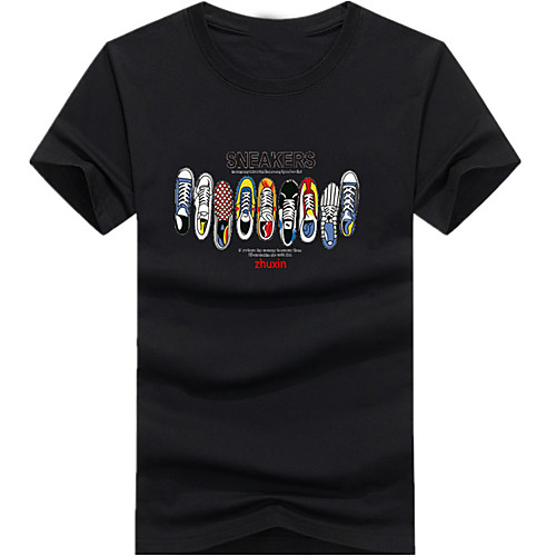 Men's Unisex Tee T shirt Hot Stamping Graphic Prints Shoe Letter Plus Size Print Short Sleeve Casual Tops 100% Cotton Basic Designer Big and Tall White Black Light gray
Men's Unisex Tee T shirt Hot Stamping Graphic Prints Shoe Letter Plus Size Print Short Sleeve Casual Tops 100% Cotton Basic Designer Big and Tall White Black Light gray