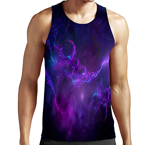 Men's Unisex Tank Top Undershirt 3D Print Galaxy Graphic Prints Plus Size Print Sleeveless Casual Tops Basic Designer Big and Tall Purple
Men's Unisex Tank Top Undershirt 3D Print Galaxy Graphic Prints Plus Size Print Sleeveless Casual Tops Basic Designer Big and Tall Purple