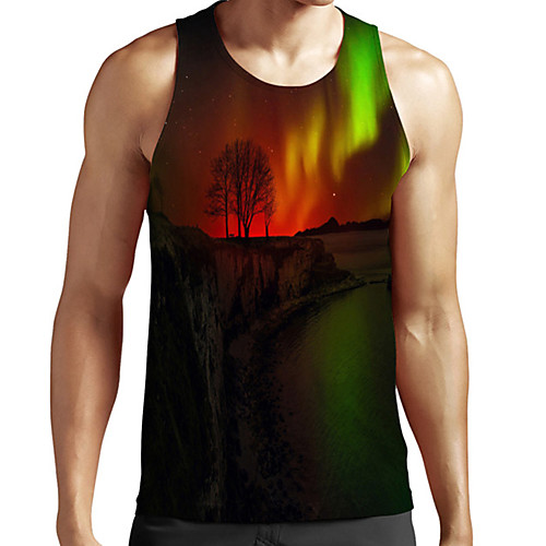 Men's Unisex Tank Top Undershirt 3D Print Scenery Graphic Prints Tree Plus Size Print Sleeveless Casual Tops Basic Fashion Designer Breathable Green
Men's Unisex Tank Top Undershirt 3D Print Scenery Graphic Prints Tree Plus Size Print Sleeveless Casual Tops Basic Fashion Designer Breathable Green