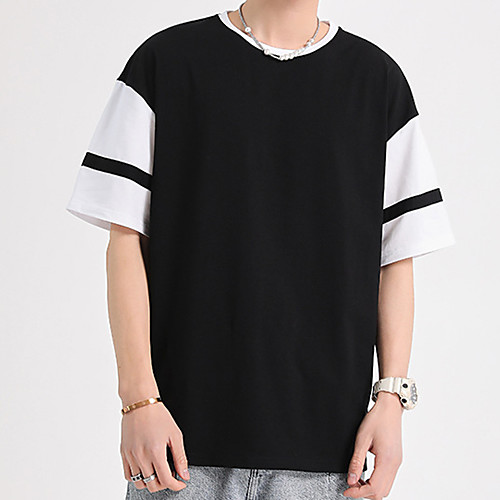 Men's Unisex Tee T shirt Hot Stamping Patchwork Graphic Prints Plus Size Short Sleeve Casual Tops 100% Cotton Basic Vintage Designer Big and Tall Black
Men's Unisex Tee T shirt Hot Stamping Patchwork Graphic Prints Plus Size Short Sleeve Casual Tops 100% Cotton Basic Vintage Designer Big and Tall Black