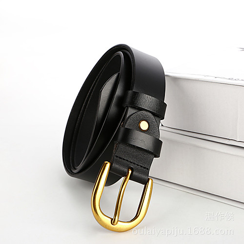factory direct sales ladies belt leather korean style simple pin buckle cowhide belt women casual all-match trousers
factory direct sales ladies belt leather korean style simple pin buckle cowhide belt women casual all-match trousers