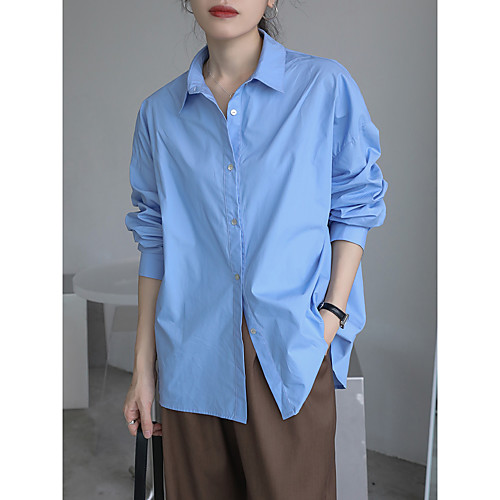 Women's Coat Daily Wear Spring Summer Regular Coat Loose Casual / Daily Jacket Solid Color Others Blue Blushing Pink / Cotton
Women's Coat Daily Wear Spring Summer Regular Coat Loose Casual / Daily Jacket Solid Color Others Blue Blushing Pink / Cotton