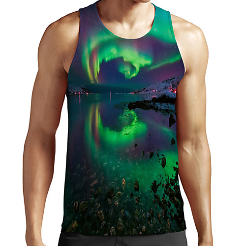 Men's Unisex Tank Top Undershirt 3D Print Scenery Graphic Prints Plus Size Print Sleeveless Casual Tops Basic Fashion Designer Breathable Green
Men's Unisex Tank Top Undershirt 3D Print Scenery Graphic Prints Plus Size Print Sleeveless Casual Tops Basic Fashion Designer Breathable Green