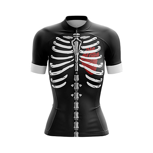 21Grams Women's Short Sleeve Cycling Jersey Summer Spandex Polyester Black Sugar Skull Skull Bike Jersey Top Mountain Bike MTB Road Bike Cycling Breathable Back Pocket Sports Clothing Apparel
21Grams Women's Short Sleeve Cycling Jersey Summer Spandex Polyester Black Sugar Skull Skull Bike Jersey Top Mountain Bike MTB Road Bike Cycling Breathable Back Pocket Sports Clothing Apparel