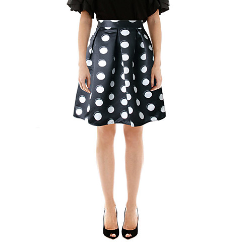 Women's Vacation Casual / Daily Basic Streetwear Skirts Polka Dot Tulle Pleated Print Black
Women's Vacation Casual / Daily Basic Streetwear Skirts Polka Dot Tulle Pleated Print Black