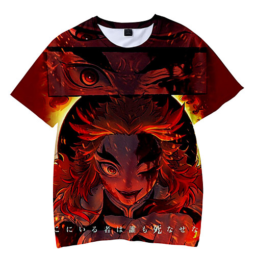 Inspired by Demon Slayer Cosplay Cosplay Costume T-shirt 100% Polyester 3D Printing T-shirt For Women's / Men's
Inspired by Demon Slayer Cosplay Cosplay Costume T-shirt 100% Polyester 3D Printing T-shirt For Women's / Men's
