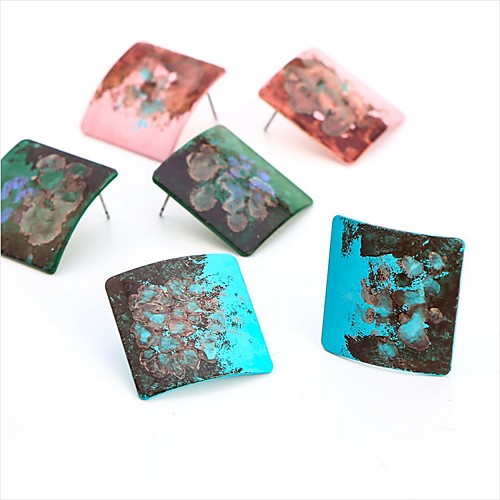 Women's Stud Earrings Stylish Simple Earrings Jewelry Blue / Blushing Pink / Green For Festival 1 Pair
Women's Stud Earrings Stylish Simple Earrings Jewelry Blue / Blushing Pink / Green For Festival 1 Pair