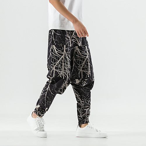 Men's Chinoiserie Folk Style Outdoor Loose Daily Home Harem Loose Jogger Chinos Pants Solid Colored Ankle-Length Baggy Drawstring Blue Yellow Black Brown
Men's Chinoiserie Folk Style Outdoor Loose Daily Home Harem Loose Jogger Chinos Pants Solid Colored Ankle-Length Baggy Drawstring Blue Yellow Black Brown